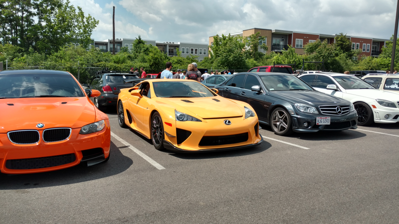 It’s the Lexus LFA Nurhurhurhurhurburger Edition still with dealer plates on it.